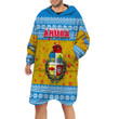 1sttheworld Clothing - Aruba Christmas Pattern Snug Hoodie A31