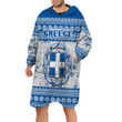 1sttheworld Clothing - Greece Christmas Pattern Snug Hoodie A31
