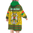 1sttheworld Clothing - Burkina-Faso Christmas Pattern Snug Hoodie A31