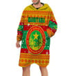 1sttheworld Clothing - Mauritania Christmas Pattern Snug Hoodie A31