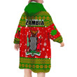 1sttheworld Clothing - Zambia Christmas Pattern Snug Hoodie A31