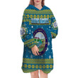 1sttheworld Clothing - South-Dakota Christmas Pattern Snug Hoodie A31