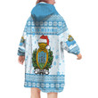 1sttheworld Clothing - San-Marino Christmas Pattern Snug Hoodie A31