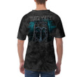 V-Neck T-Shirt - Viking Age God Of Thunder Hammer Gold V-Neck T-Shirt A7