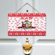 1sttheworld Hanging Door Sign - Kap Nupe Christmas Hanging Door Sign A35