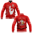 PERSONALISED KAP Nupe BASEBALL JACKET HAND SIGN A39 | Gettee.com
