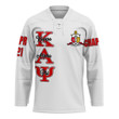 (Custom) Gettee Jersey - Kap Nupe ( White) Hockey Jersey A31