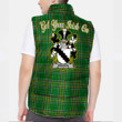 Ireland Braden or O Braden Irish Family Crest Padded Vest Jacket - Irish National Tartan A7