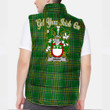 Ireland Drury or McDrury Irish Family Crest Padded Vest Jacket - Irish National Tartan A7