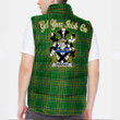 Ireland Drisdale Irish Family Crest Padded Vest Jacket - Irish National Tartan A7