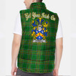Ireland Fennell or O Fennell Irish Family Crest Padded Vest Jacket - Irish National Tartan A7