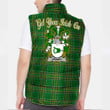 Ireland Droney or O Droney Irish Family Crest Padded Vest Jacket - Irish National Tartan A7