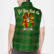 Ireland Gaynor or McGaynor Irish Family Crest Padded Vest Jacket - Irish National Tartan A7