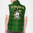 Ireland Driscoll or O Driscoll Irish Family Crest Padded Vest Jacket - Irish National Tartan A7