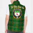 Ireland House of O DOHERTY Irish Family Crest Padded Vest Jacket - Irish National Tartan A7