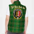 Ireland House of MACCONSIDINE Irish Family Crest Padded Vest Jacket - Irish National Tartan A7