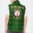 Ireland House of O MULLAN Irish Family Crest Padded Vest Jacket - Irish National Tartan A7