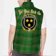 Ireland House of O MORAN Irish Family Crest Padded Vest Jacket - Irish National Tartan A7
