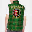 Ireland House of O GRADY Irish Family Crest Padded Vest Jacket - Irish National Tartan A7