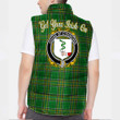 Ireland House of O DONOVAN Irish Family Crest Padded Vest Jacket - Irish National Tartan A7