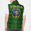 Ireland House of O HARTAGAN Irish Family Crest Padded Vest Jacket - Irish National Tartan A7