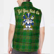 Ireland Leahy or O Lahy Irish Family Crest Padded Vest Jacket - Irish National Tartan A7