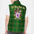 Ireland McMore or More Irish Family Crest Padded Vest Jacket - Irish National Tartan A7