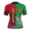 1sttheworld Clothing - (Custom) Saint Kitts and Nevis Raglan Men's Cycling Jersey A31