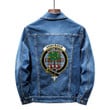 1sttheworld Tartan Clothing - Anderson Ancient Jacket - Scottish Badge Tartan Crest Denim Jacket A35