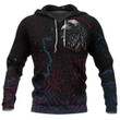 1sttheworld Hoodie - The Raven Red Circle A35
