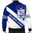 1sttheworld Jacket - Phi Beta Sigma Bomber Jacket - Tech Style - J4