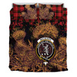 MacQueen Modern Bedding Set - Tartan Bed Set Night Thistle T7 | 1sttheworld.com