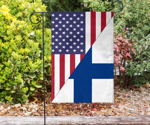 US Flag with Finland Flag A15