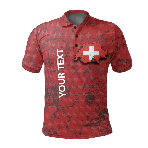 (Custom) Switzerland Landscape Polo Shirt - BN09