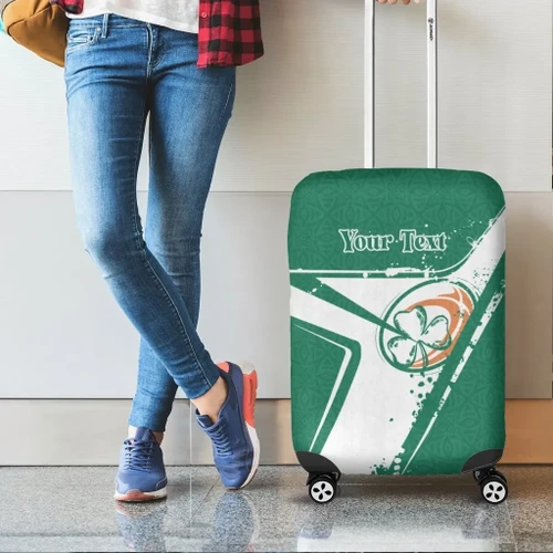 (Custom Text) Ireland Rugby Personalised Luggage Covers - Irish Rugby - BN23