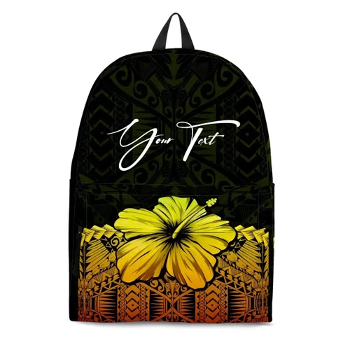 (Custom) Polynesian Backpack Hibiscus Personal Signature Reggae A02
