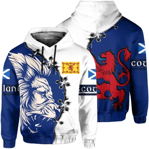 Scotland Hoodie - Lion Coat Of Arms - Cinch Style - J6