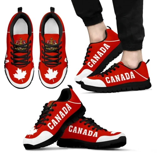 Canada Coat Of Arms Sneakers - New Style J9