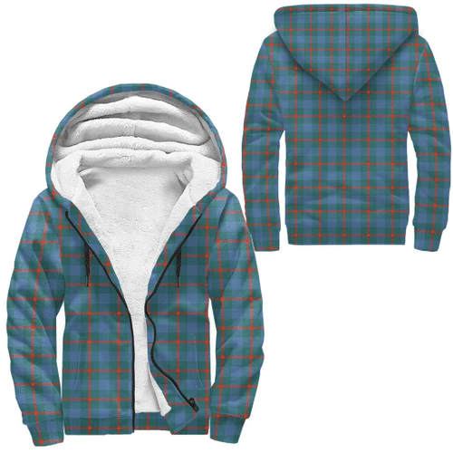 1stScotland Clothing - Agnew Ancient Tartan Sherpa Hoodie A7