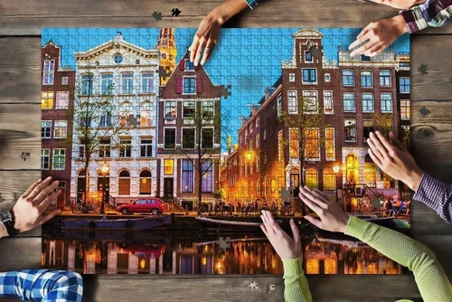 Netherlands Amsterdam Buildings Jigsaw Puzzle K4