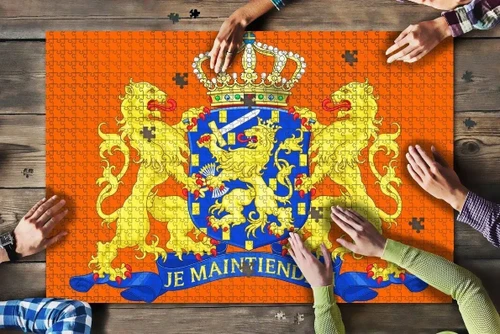 Netherlands Coat of Arms Jigsaw Puzzle Orange K4