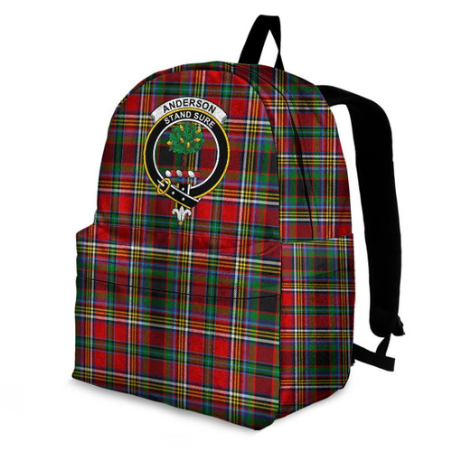1sttheworld Backpack - Anderson of Arbrake Clan Tartan Crest Backpack A7
