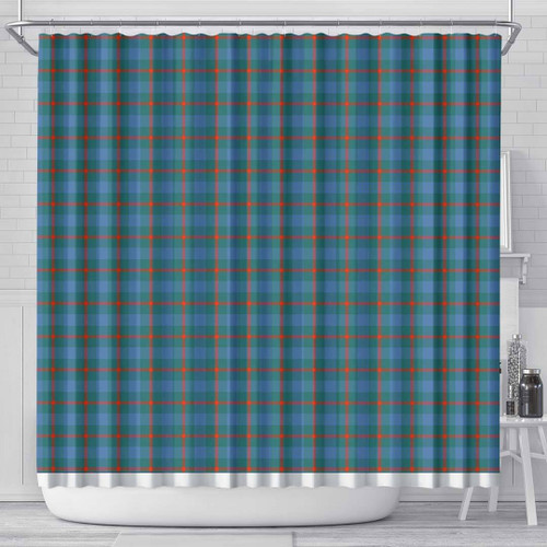 1sttheworld Shower Curtain - Agnew Ancient Tartan Shower Curtain A7