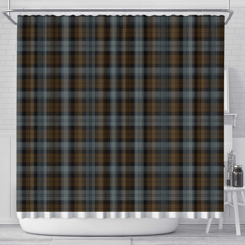 1sttheworld Shower Curtain - Blackwatch Weathered Tartan Shower Curtain A7