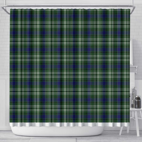 1sttheworld Shower Curtain - Blyth Tartan Shower Curtain A7