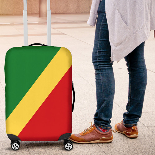 1sttheworld Luggage Cover - Flag of Republic Of The Congo Luggage Cover A7