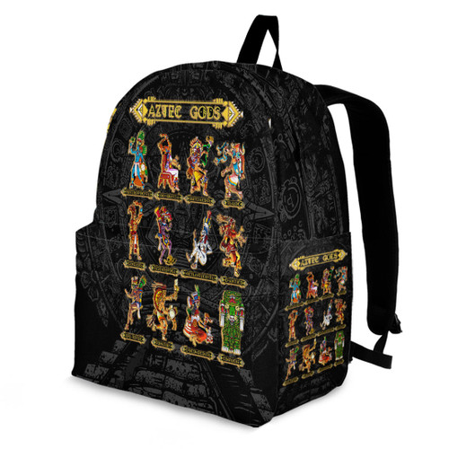 1sttheworld Backpack - Ancient Aztec Gods Backpack A7