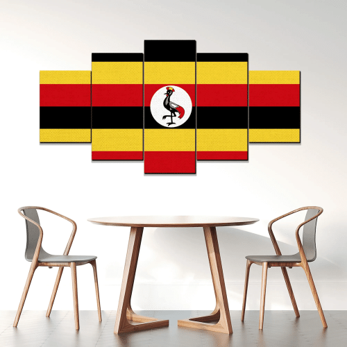 Uganda Canvas Wall Art (5 Pieces) A7