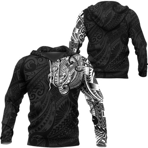 1sttheworld Hoodie - Polynesian Tattoo Style A7