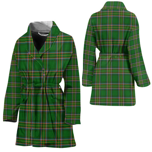 1sttheworld Clothing -  Irish American Tartan Bath Robe A31